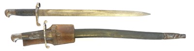 Lot Two bayonets, to include an 1887 pattern...