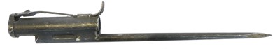 Lot Sten gun MkII spike bayonet, with faint broad...