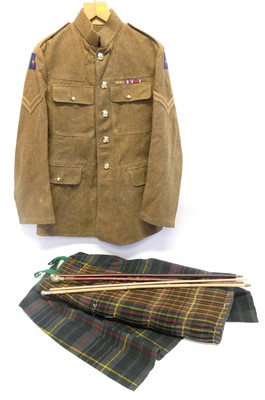 Lot British army Service Dress Jacket, also a...