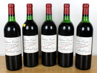 Lot 15 - 5 bottles Chateau Cissac Cru Bourgeois Haut Medoc 1985
