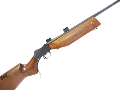 Lot C.L. Moore .17 Remington Martini action rifle,...