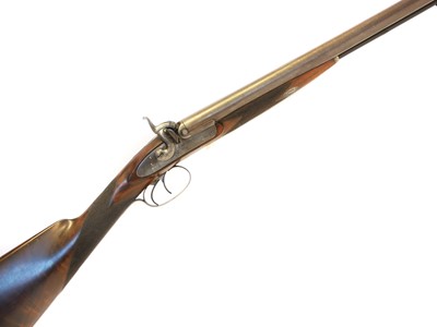 Lot B. Cogswell 10 bore double barrel percussion...