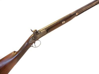 Lot W. Bond of London 14 bore single barrel...