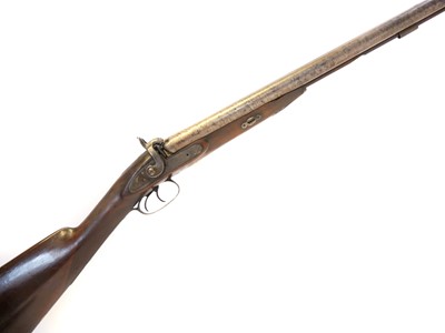 Lot Percussion 10 bore double barrel shotgun,...