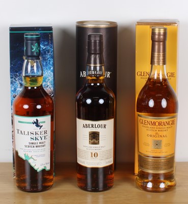 Lot 53 - 3 bottles Mixed Lot Fine Highland and Skye Malt Whiskies