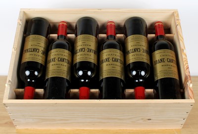 Lot 18 - 12 bottles in Previously Unopened OWC Chateau Brane Cantenac Grand Cru Classe Margaux 2005