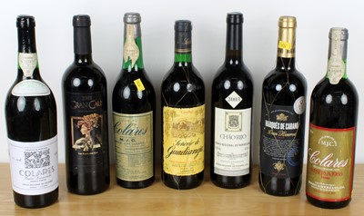 Lot 29 - 7 bottles Mixed Lot Fine and Rare Mature Red Wines
