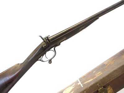 Lot Cased Blanch and Sons London 12 bore pinfire...