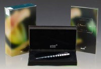 Lot 36 - Montblan ball point pen - writers edition G.B. Shaw