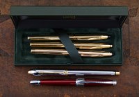 Lot 56 - Five Cross pens.