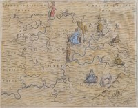 Lot 80 - Warwickshire map by Michael Drayton.