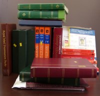 Lot 118 - Stamp collection in nine albums and stock books including Canada issues, plus a carton of catalogues and accessories.