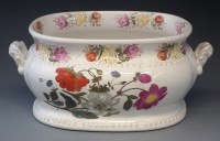 Lot 162 - Herculaneum foot bath circa 1835,   decorated