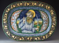 Lot 182 - Italian majolica planter.