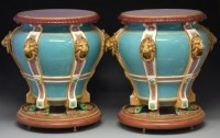 Lot 183 - Pair of Minton jardinieres.