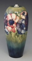 Lot 237 - Moorcroft anemone lamp base.
