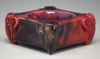 Lot 271 - Royal Doulton flambe ashtray.