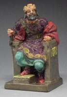 Lot 272 - Royal Doulton flambe The Old King.