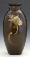 Lot 282 - Neya Churoku white bronze vase.
