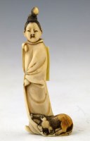 Lot 284 - Japanese ivory Netsuke, Meiji period.