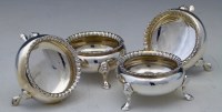 Lot 294 - Four open silver salts.