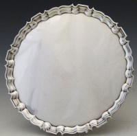 Lot 295 - Silver salver