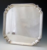 Lot 318 - Silver tray.