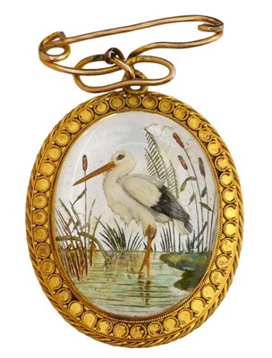 Lot 340 - A late Victorian Essex Crystal pendant