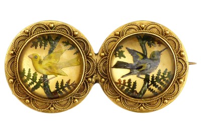 Lot 345 - A late Victorian Essex Crystal brooch