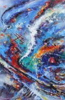 Lot 394 - David Wilde, War in the Air, Western Front, 1918, acrylic.