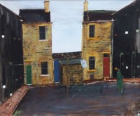 Lot 475 - Peter Brook, Clayton Square, oil.