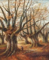 Lot 559 - J. Thors, Burnham Beeches, oil.