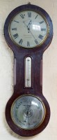 Lot 615 - Thomas Russell Liverpool clock/barometer with key