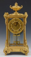 Lot 616 - Ormolu bracket clock.