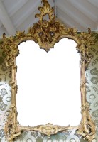 Lot 623 - Large gilt framed mirror.