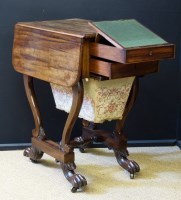 Lot 660 - Mahogany work table.
