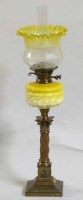 Lot 26 - Oil lamp.