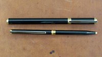 Lot 34 - Dupont fountain pen and ball point pen.