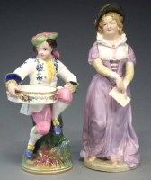 Lot 114 - Minton figure and a Derby figure.
