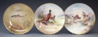Lot 133 - Three Minton plates.