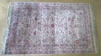 Lot 440 - Silk Kaisary carpet.