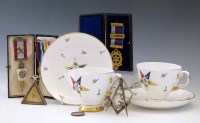 Lot 4 - Group of Masonic items including Solvil Masonic