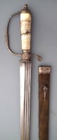 Lot 60 - English silver mounted hanger  with 1762 dated