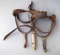 Lot 67 - Hudson WW1 1914 trench whistle together with a