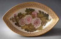 Lot 140 - Coalport pedestal oval dish circa 1820
