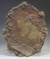 Lot 191 - Wahliss plaque.