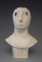 Lot 194 - Richard Parkinson porcelain bust of a Roman Emperor