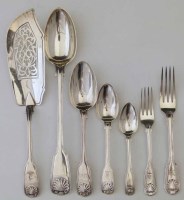 Lot 219 - Composite suite of Georgian and Victorian fiddle