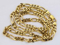 Lot 266 - Italian 375 necklace.