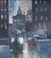 Lot 297 - William Turner, Boat on the Irwell, oil.
